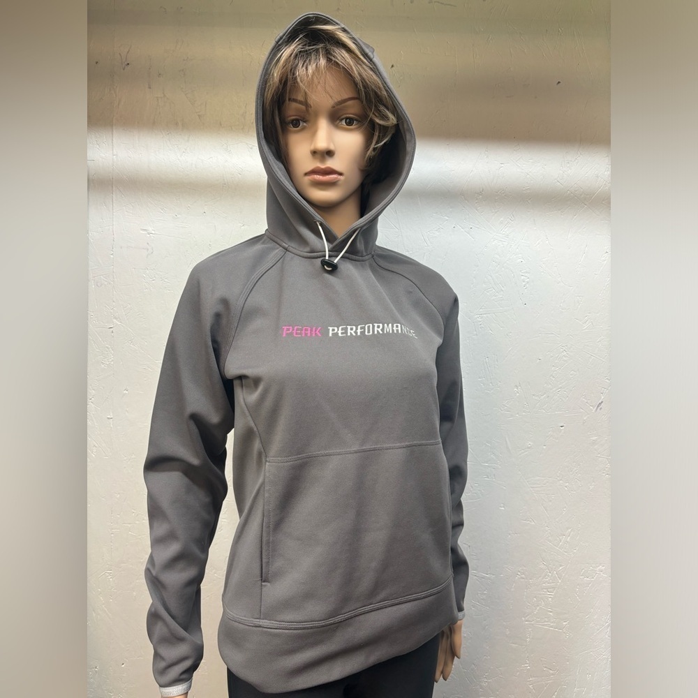 Peak performance grey hoodie